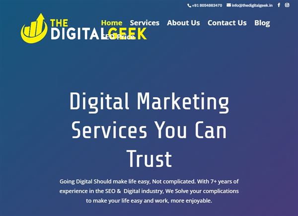 The Digital Geek - Best Website Design & Digital Marketing Agency